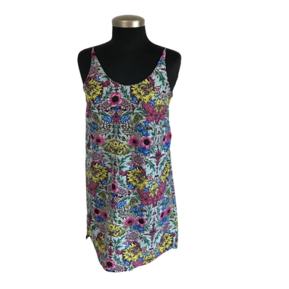 Topshop Tropical Floral Print Slip Dress✨Size 2
